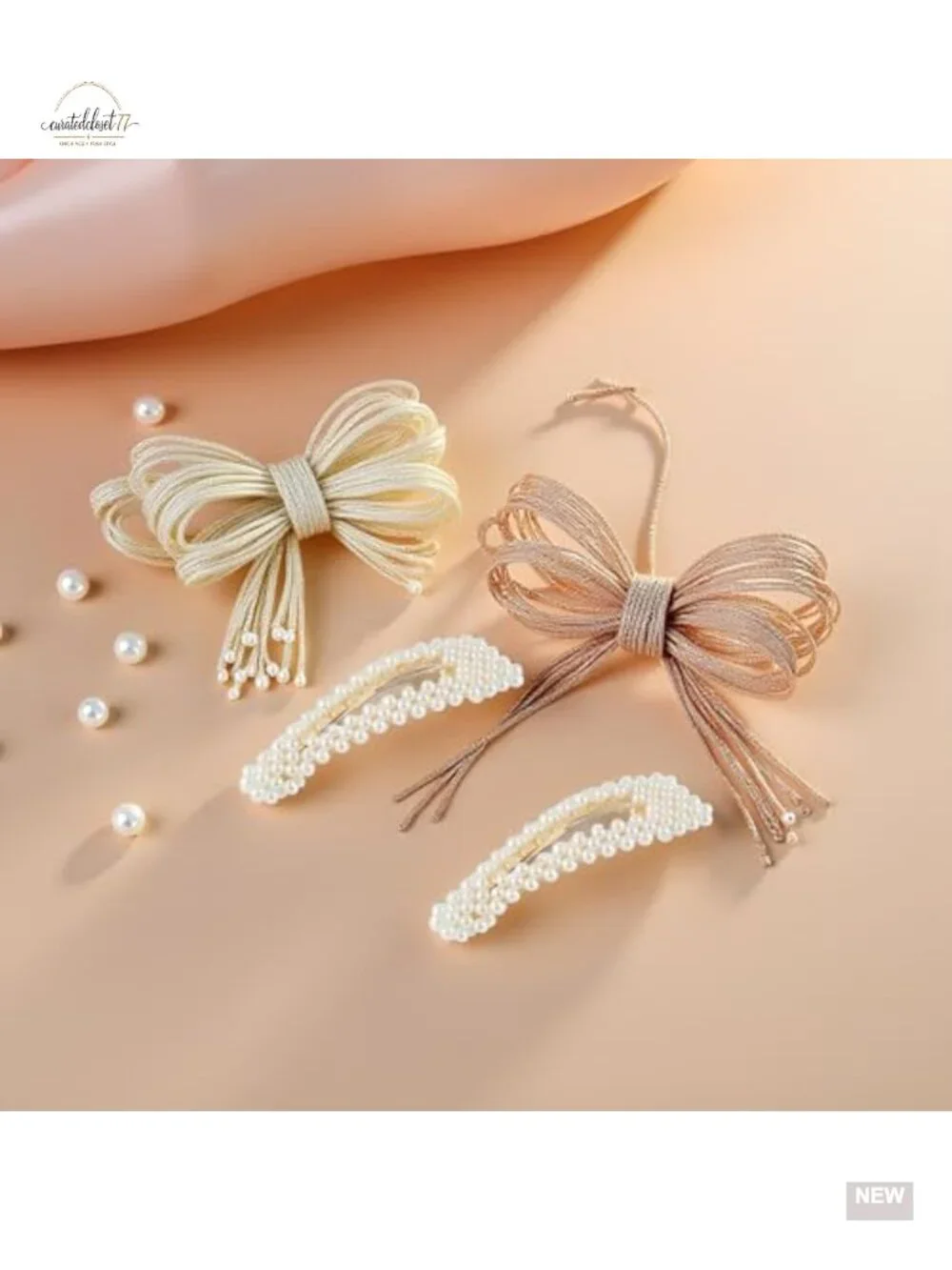 Pearl Snap Hair Clips & Barrettes for Women - Elegant Design